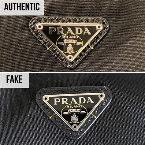 how to spot fake prada|prada dust bag authentic.